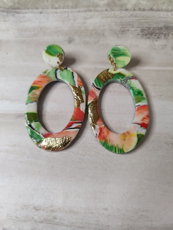 Bahama Large Oval Dangles