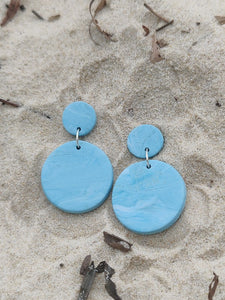 Artic melt Round Dangles