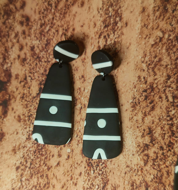 Mudcloth Dangles