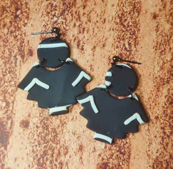 Mudcloth Aztec Dangles