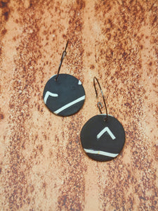 Mudcloth rounds on hoops