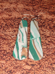 Copper and Teal dangles
