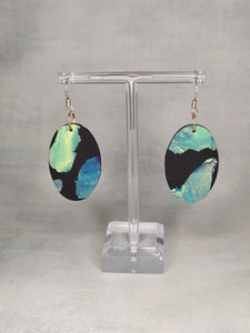 Midnight Opal Oval hooks