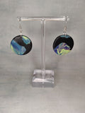 Midnight Opal Small Round Dangles