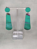 Magenta and Teal large dangles