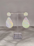 Rainbow Teardrop dangles