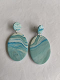 Arctic Melt Oval Dangles