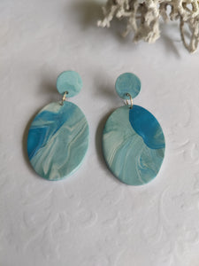 Arctic Melt Oval Dangles