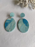 Arctic Melt Oval Dangles