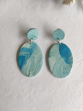 Arctic Melt Oval Dangles