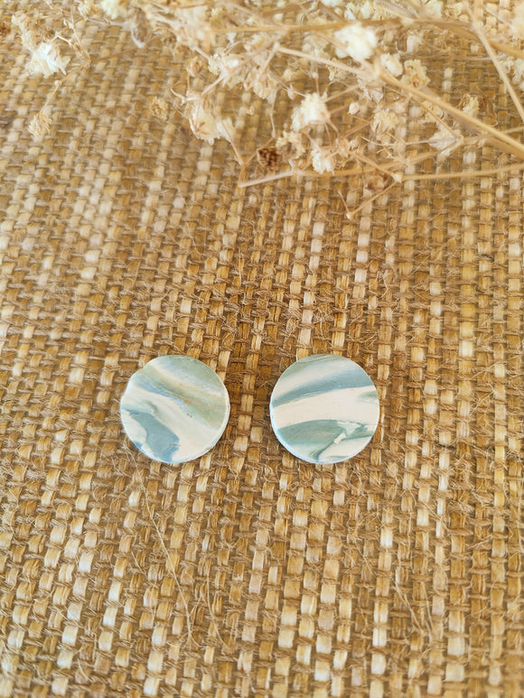 Ocean Terrazzo Large Studs