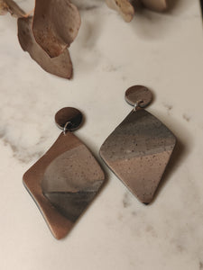Copperleaf Diamond Twist Dangles