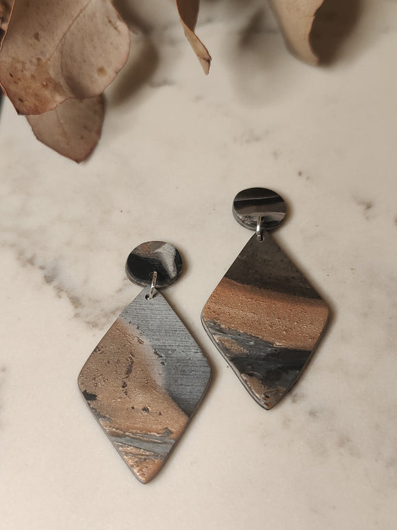 Copperleaf Medium Diamond Dangles