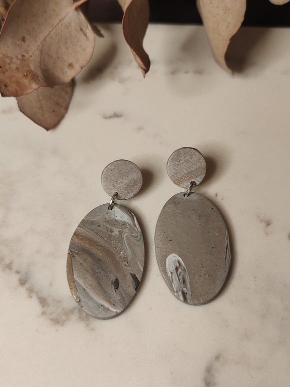 Copperleaf Oval Dangles