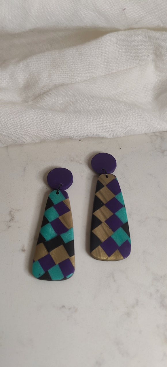 Bargello Large Dangles