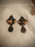 Copper Fleck Aztec Tear drops