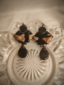 Copper Fleck Aztec Tear drops