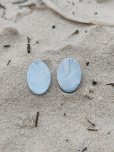 Arctic Melt Oval studs