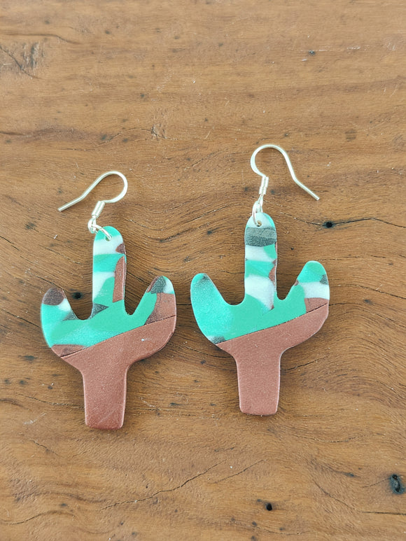 Cowboy Cactus Dangles
