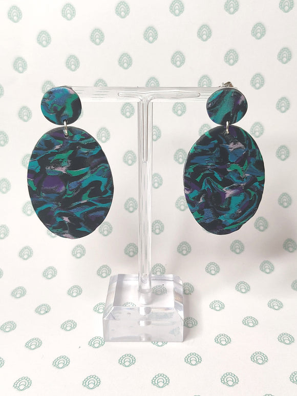 Kaleidoscope Oval Dangles