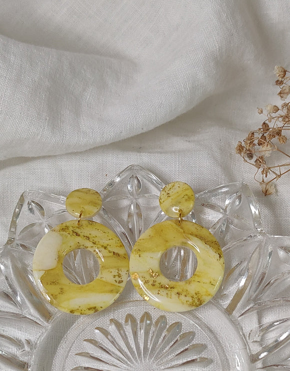Sunshine Round Cutout Dangles