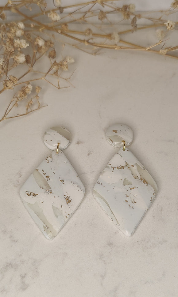 Snowflake Diamond Dangles