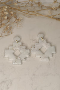 Snowflake Aztec Dangles