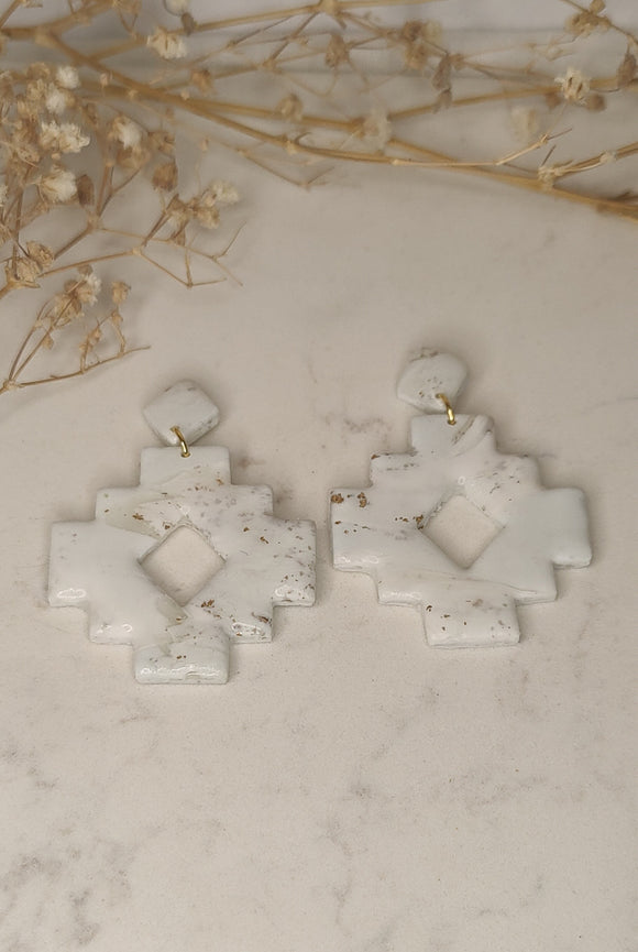 Snowflake Aztec Dangles