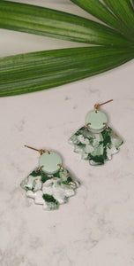 Fern Aztec Drop Stud