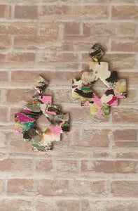 Graffiti Large Aztec Dangles